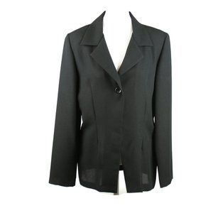 Black Blazer Jacket Star City Clothing Lightweight Size Medium